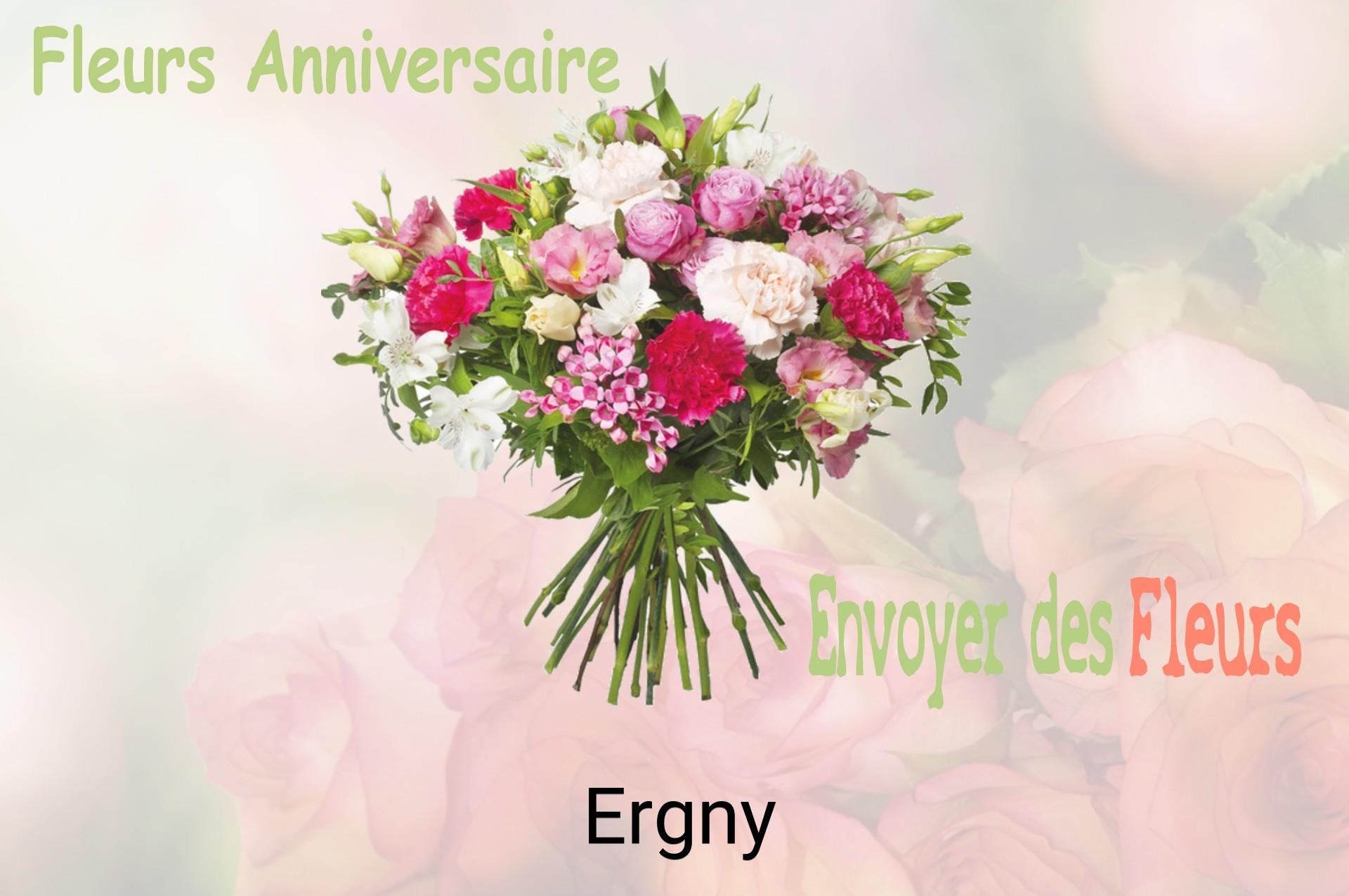 Bouquet de fleurs d’anniversaire livré à Ergny